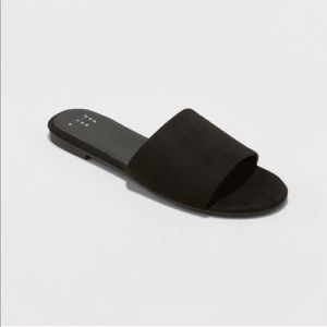 A New Day suede slides